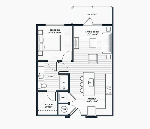 Floor plan A1B
