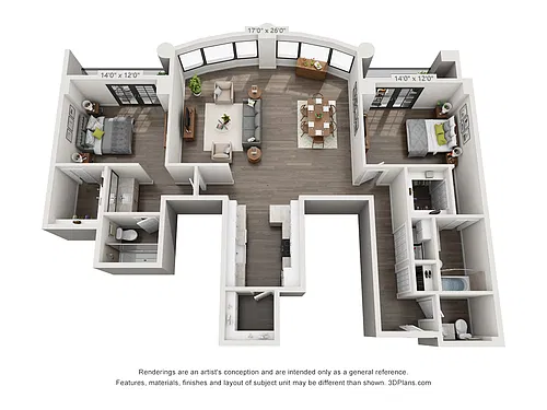 Floor plan Manhattan