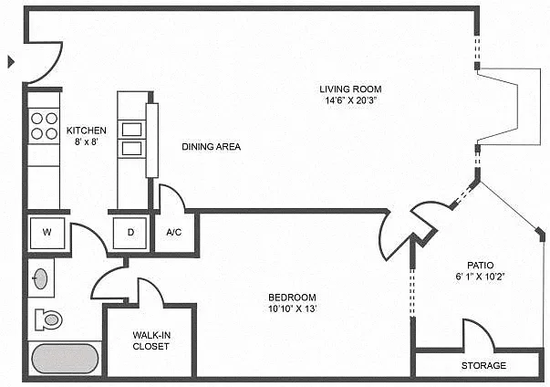 Floor plan 1C
