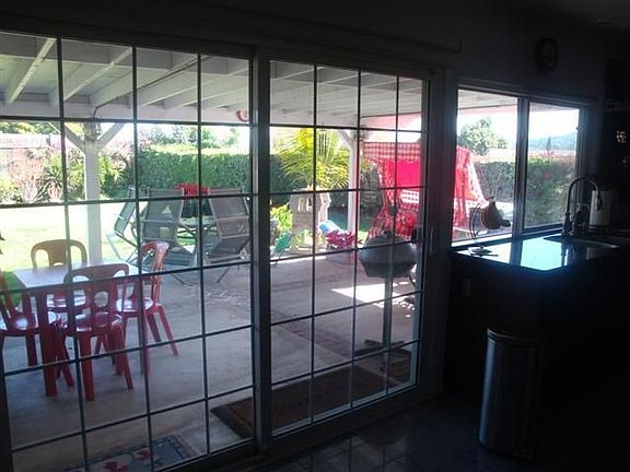 Roller Shade on Patio Door