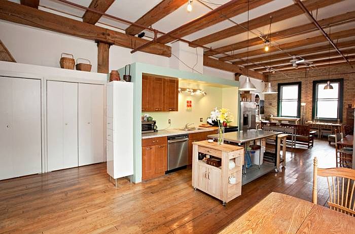 Kitchen & Living Room