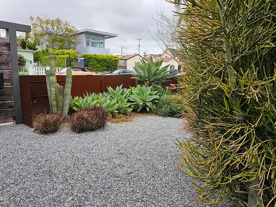Front yard from the street.