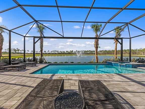 Screened-In Pool Lanai with Stunning Water Views