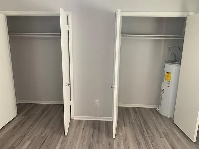 15 feet of closet space.