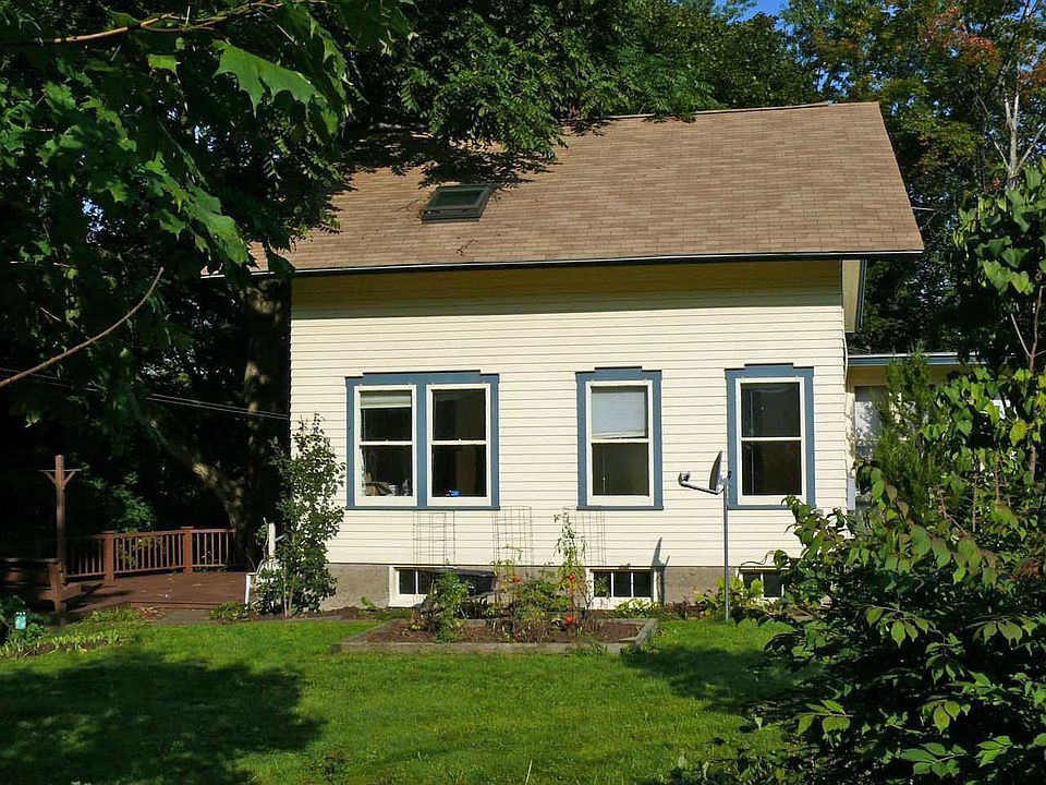 yard and south side of house