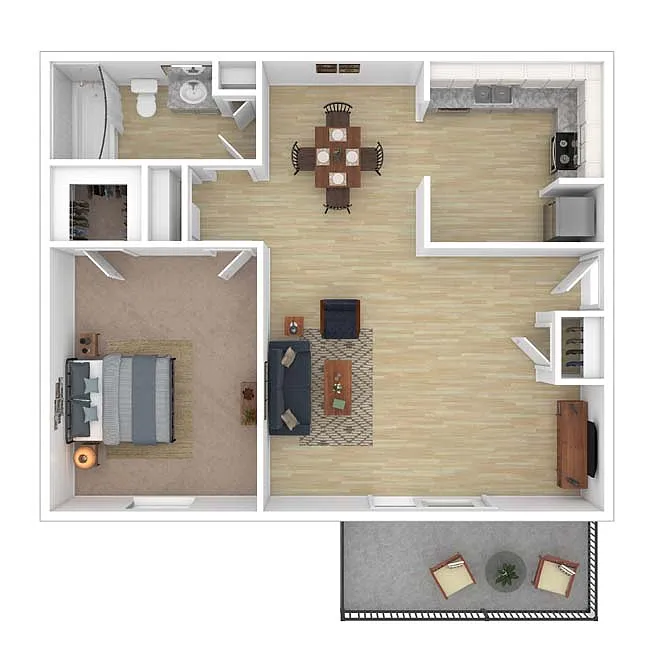 Floor plan Barker