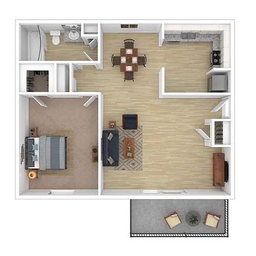 Floor plan Barker