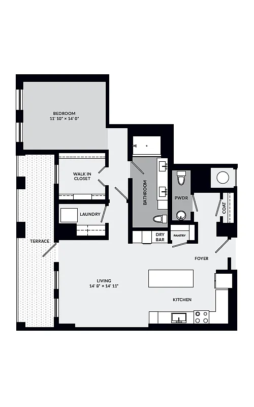 Floor plan The Prescott