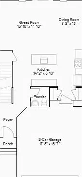 First Floor Layout with dimension