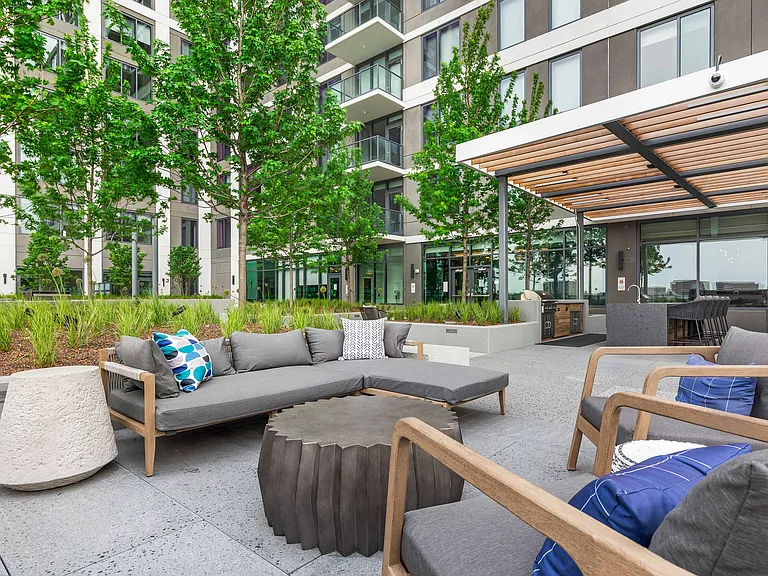 Kick back beneath the trees in your private outdoor escape.