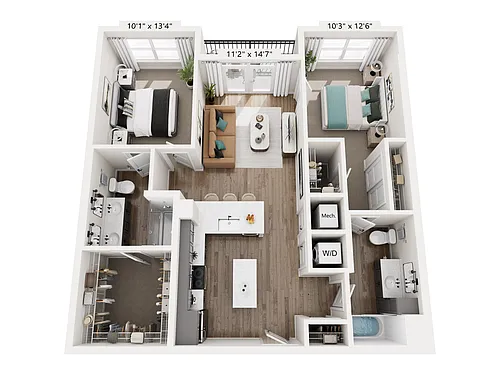 Floor plan B4