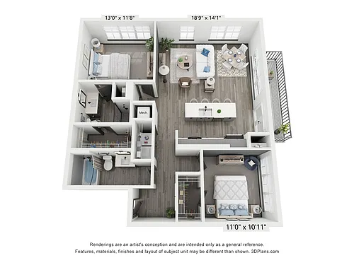 Floor plan Williamson