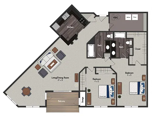Floor plan Colonial