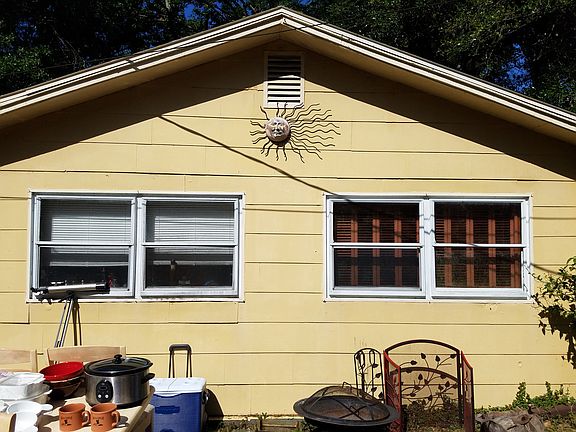 South side of house
