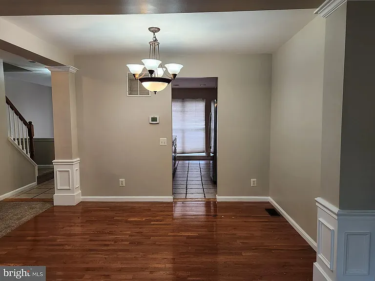 Main floor dining area
