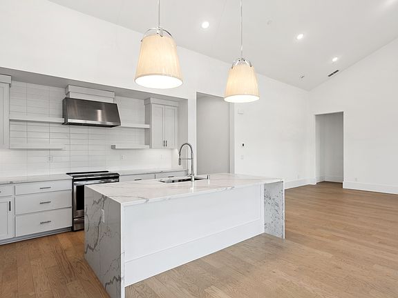 Kitchen with stainless appliances