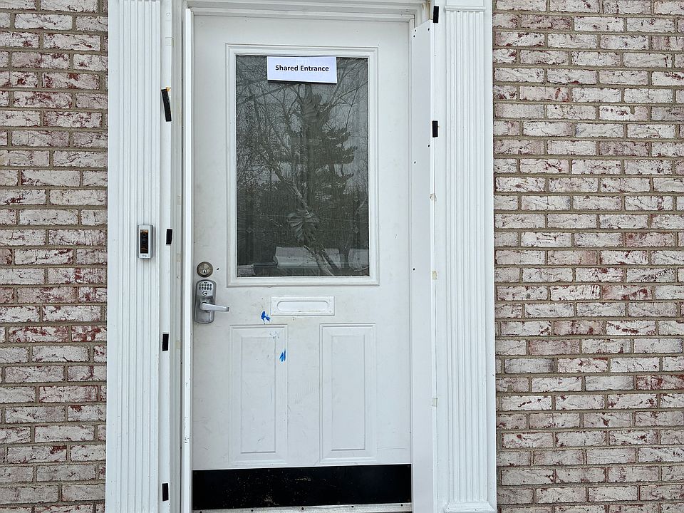 Shared entrance takes you to the mud room