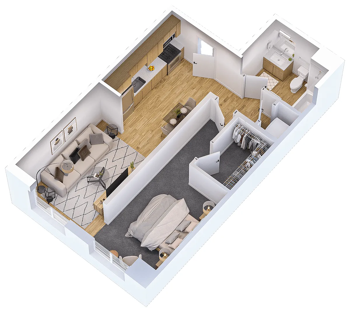 Floor plan 1E