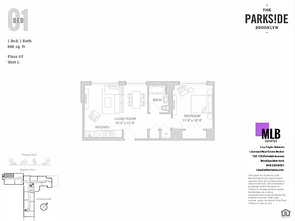 2nd image of 123 Parkside Ave #7L