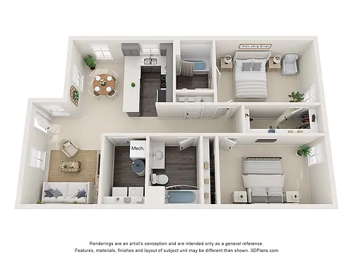 Floor plan 2X2