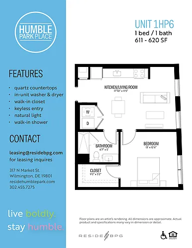 Floor plan 1HP6