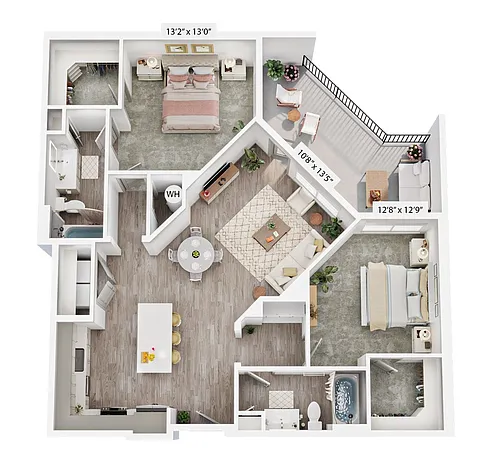 Floor plan B3