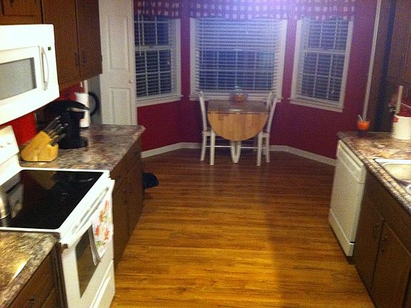 Bay window in kitchen