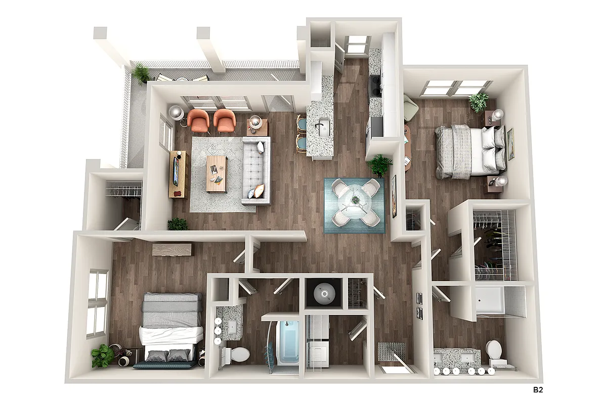 Floor plan B2