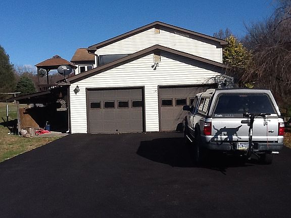 125 ft driveway to 2 car gar