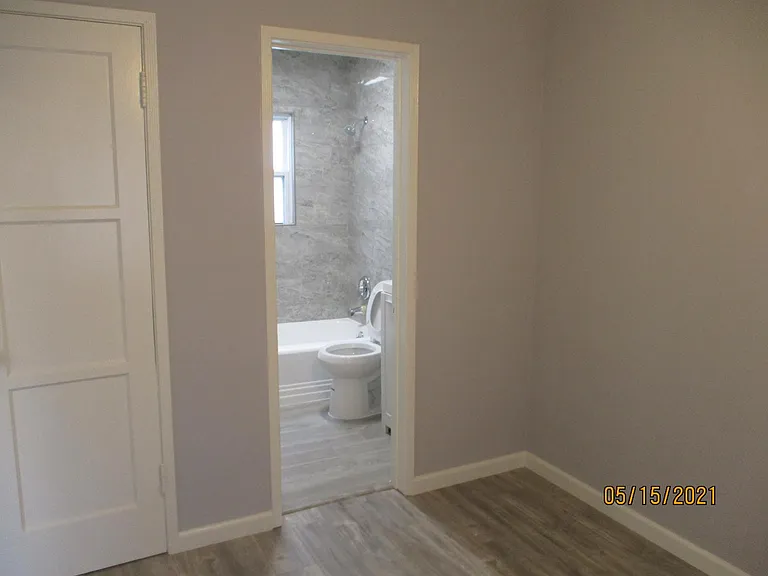 bedroom with full bath inside