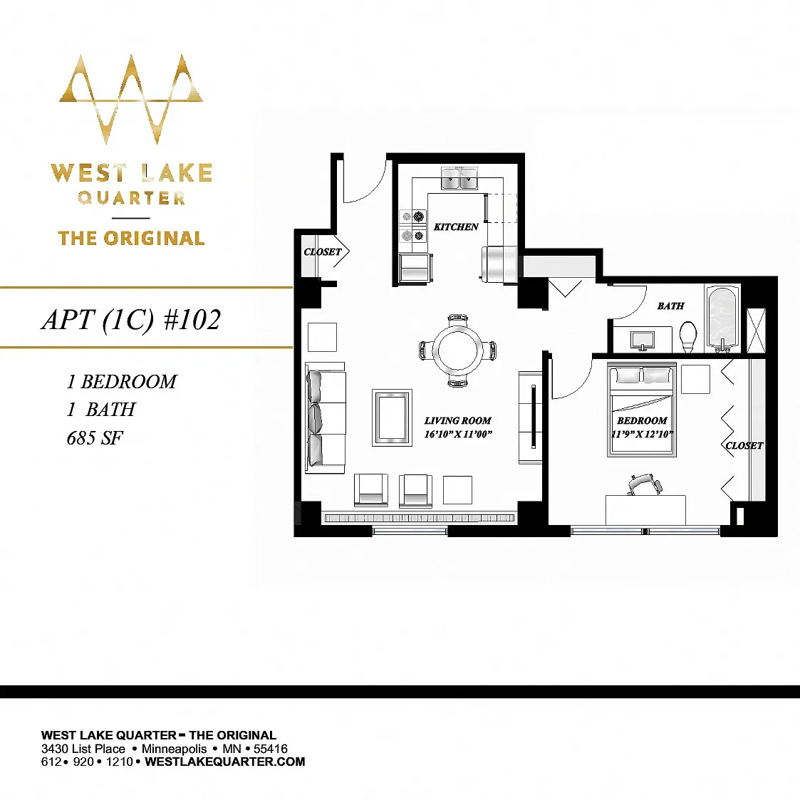 Floor plan 1C