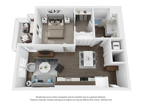 Floor plan A2 1X1