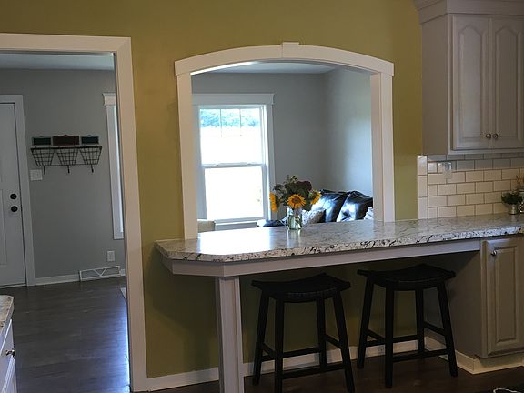 Kitchen open to family room