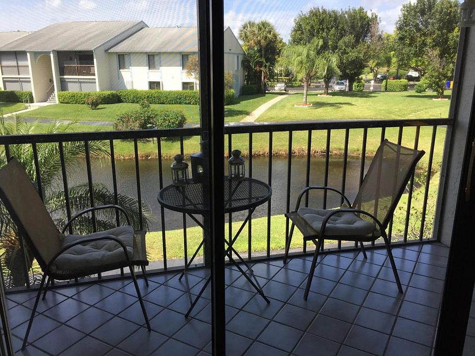 Screened Balcony with Lake View