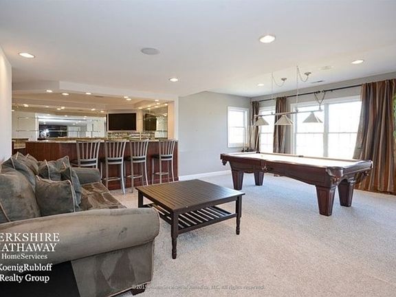 Bar and Pool Table Basement