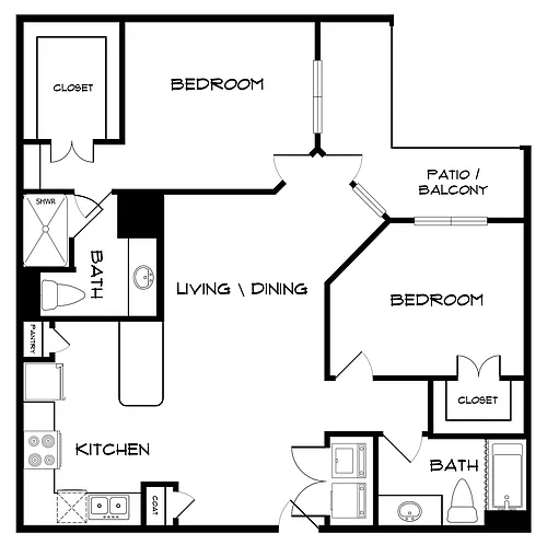 Floor plan B3