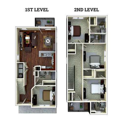 Floor plan Bloomfield 4x4