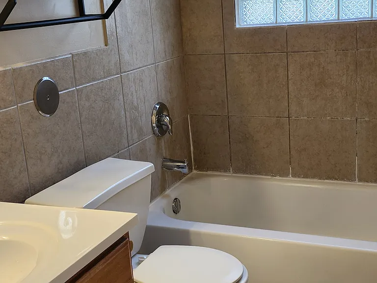 Tiled bathroom