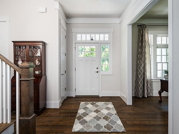 4" stained onsite oak floors