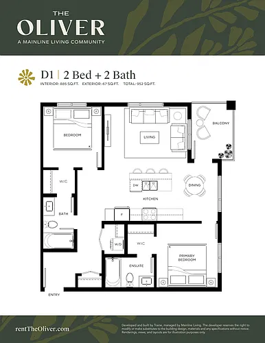 Floor plan D1