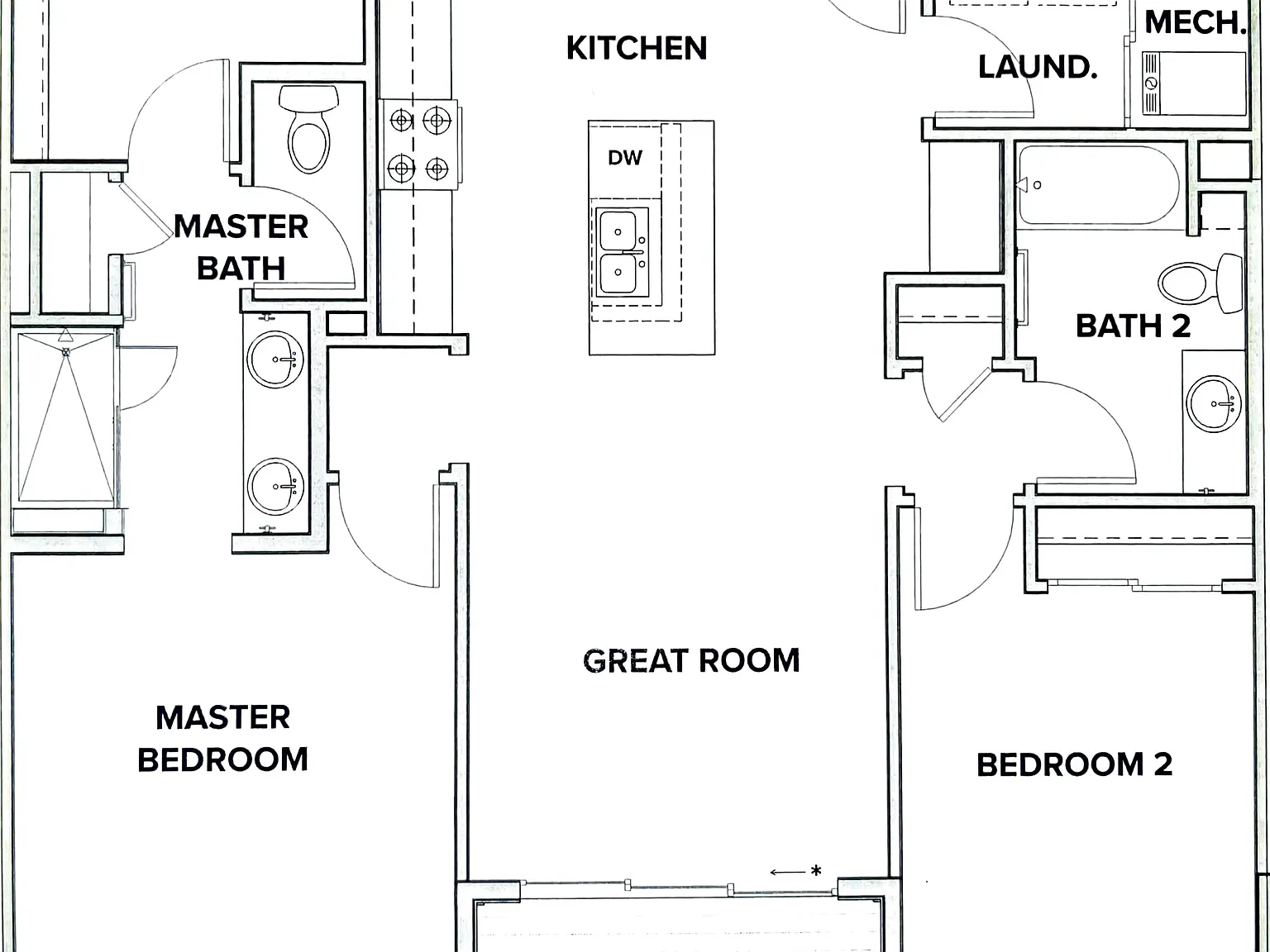 2 bed, 1180 sqft, $2,345 — Photo 1