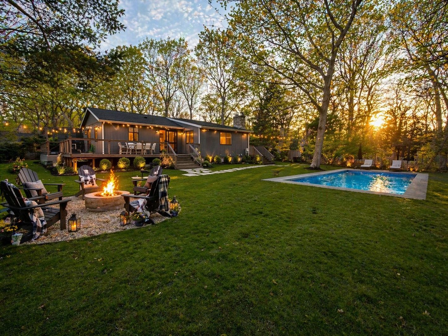  BackYard /Pool Potential. Pool envelope in place. Images may be digitally enhanced for presentation 
