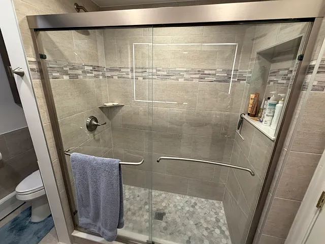 Updated Master shower.