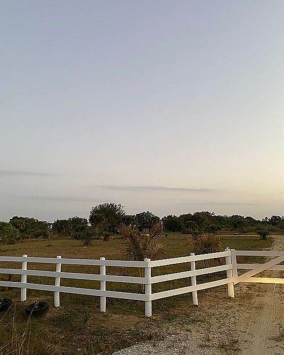 165 feet front fence 