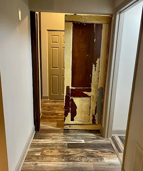 Barn Door into Master Suite