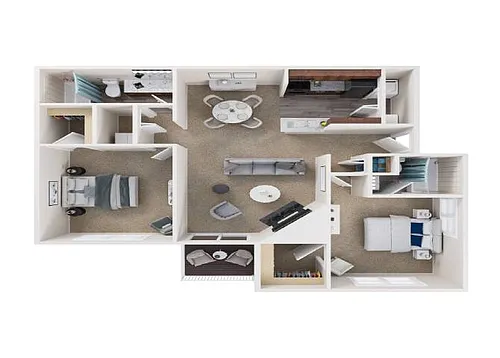 Floor plan The Carribean