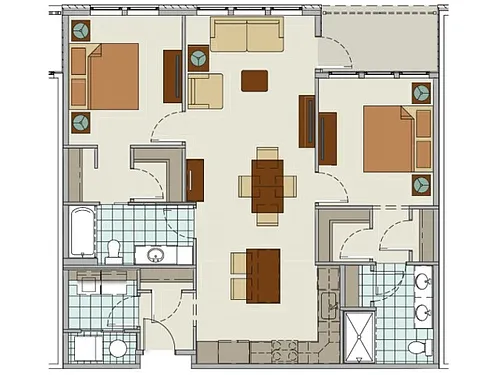 Floor plan Deco