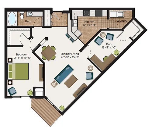 Floor plan The Kellogg