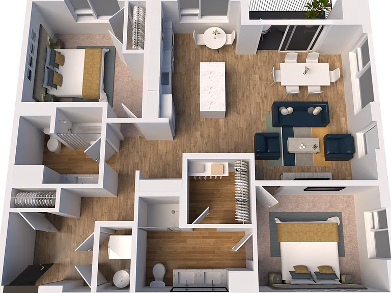 C5 floor plan The James