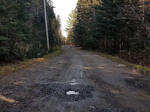 Babb road facing west